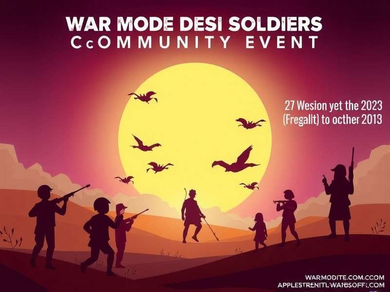 War Mode Desi Soldiers Community Event
